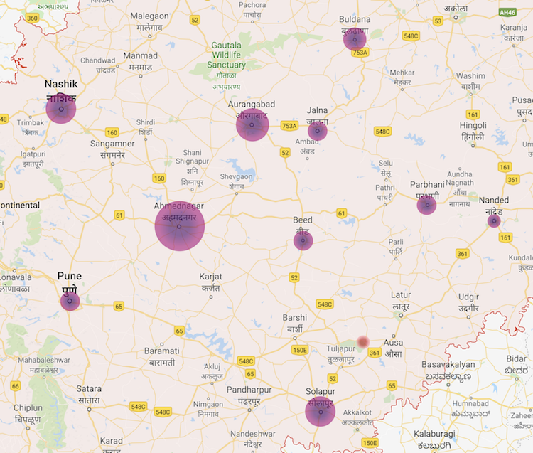 Blight in Maharashtra (2016)